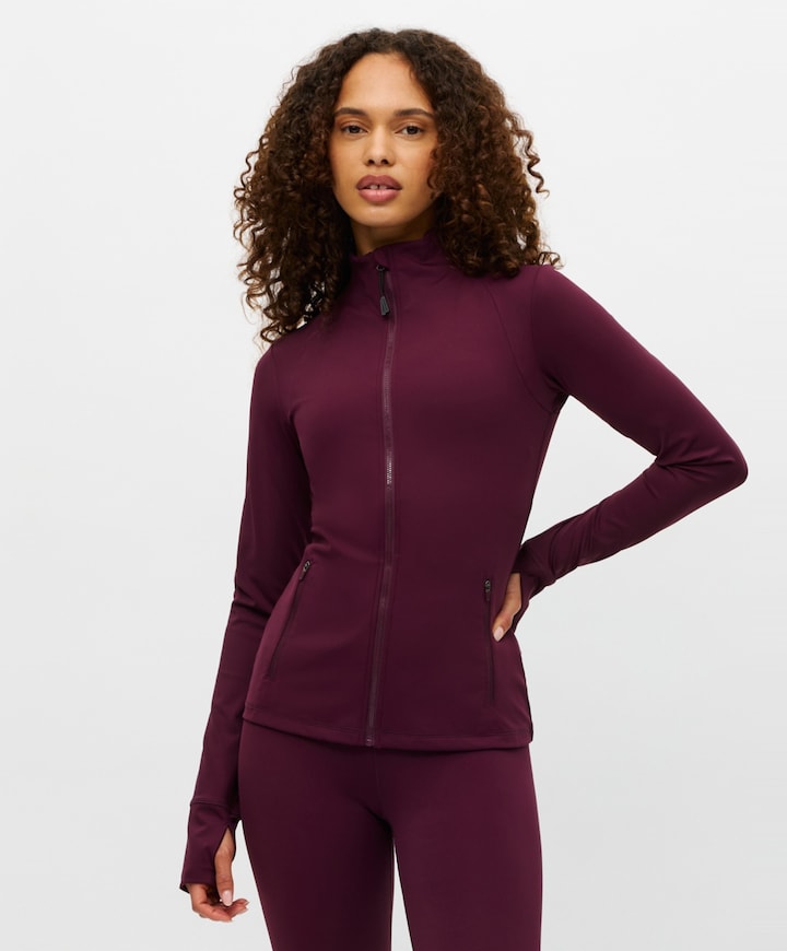 Dames vest bordeaux