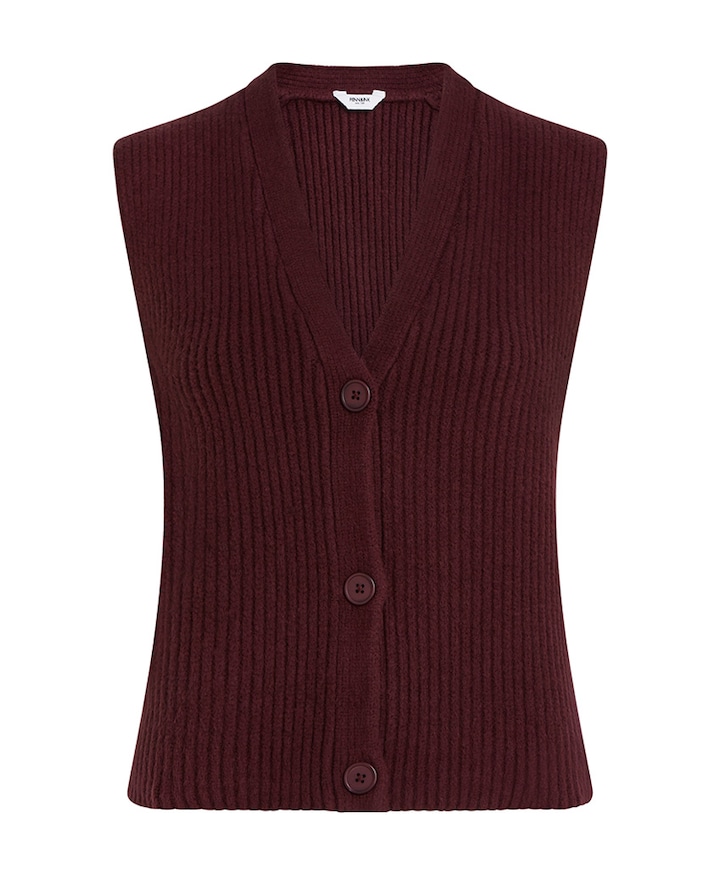 Gilet bordeaux