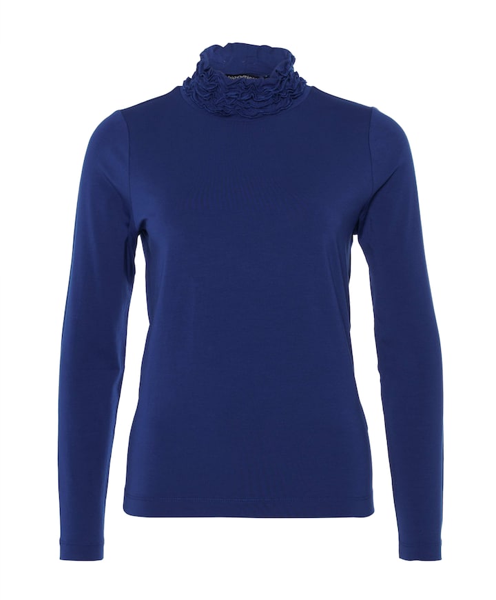 Dames longsleeve blauw