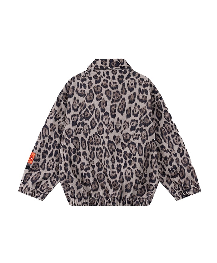 Meisjes spijkerjas beige