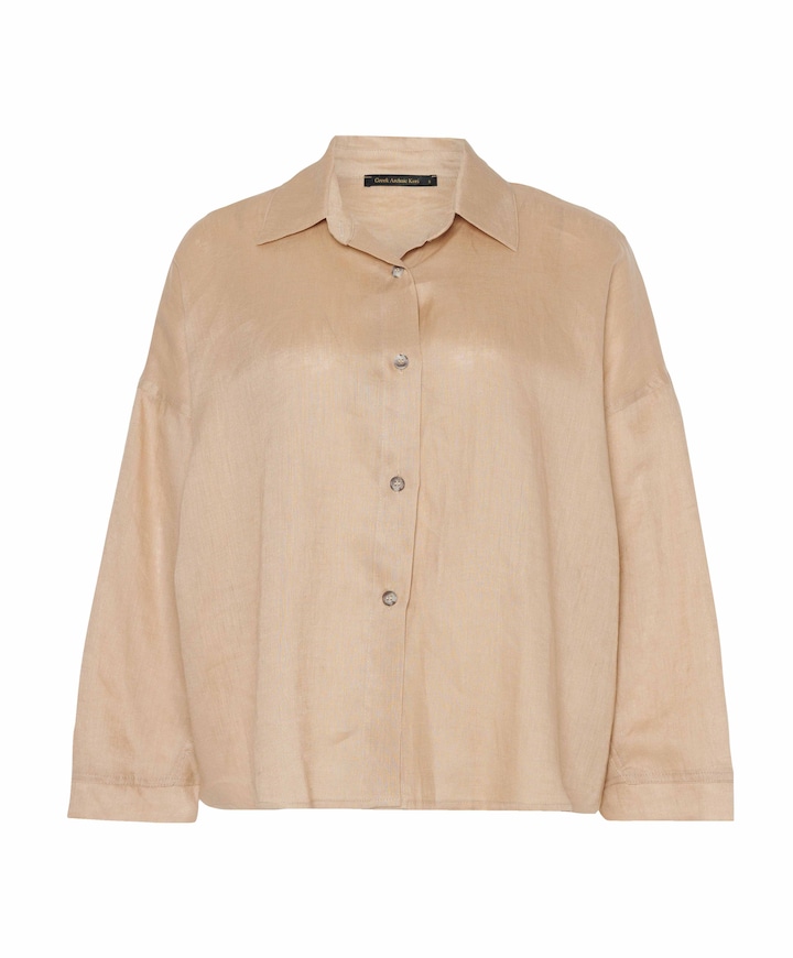 Dames blouse beige