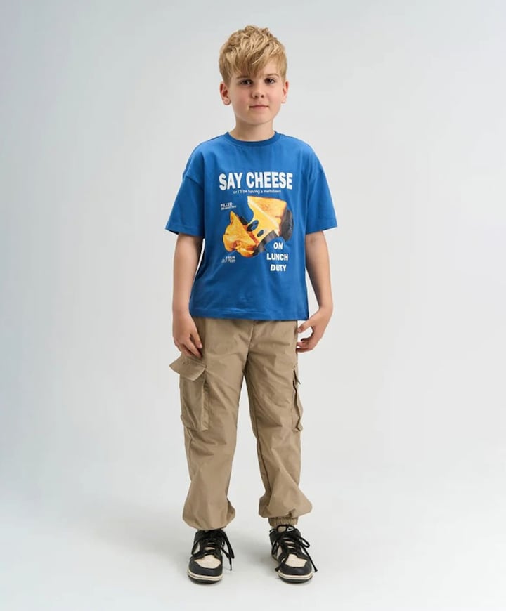 Jongens t-shirt blauw