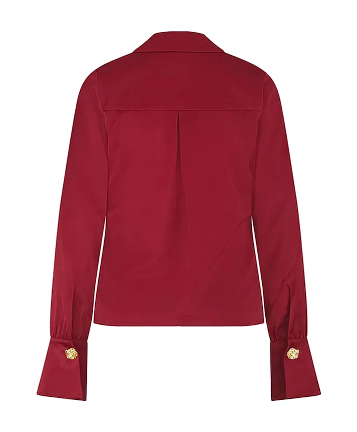 Dames blouse bordeaux