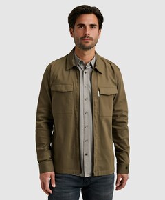 Heren overshirt groen