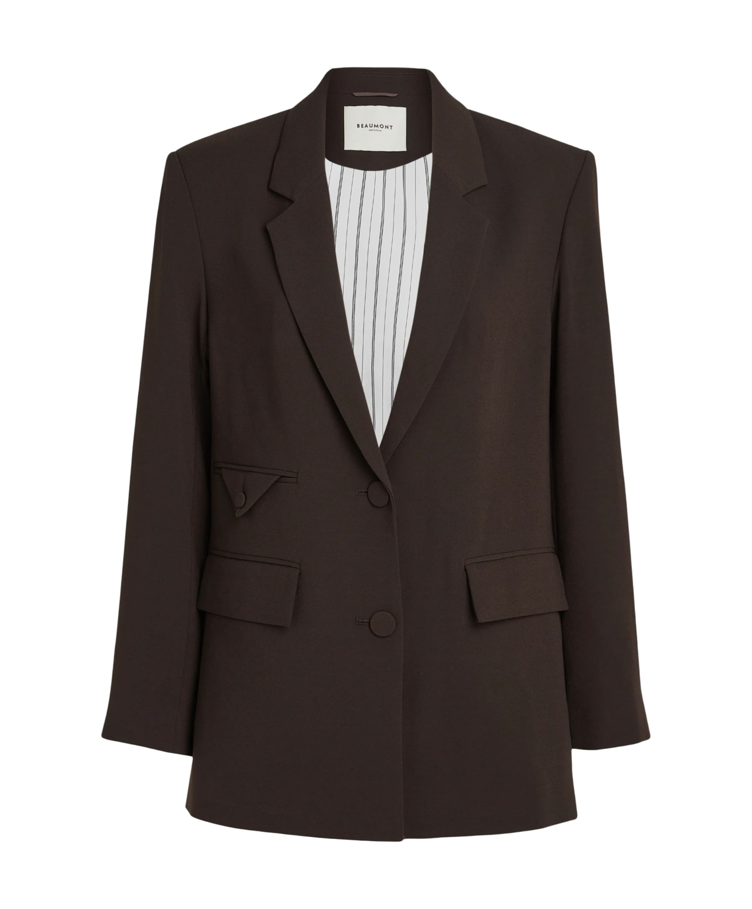 Dames blazer bruin