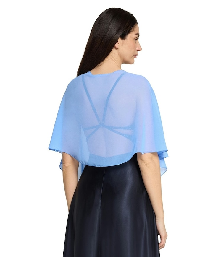 Dames sjaal blauw