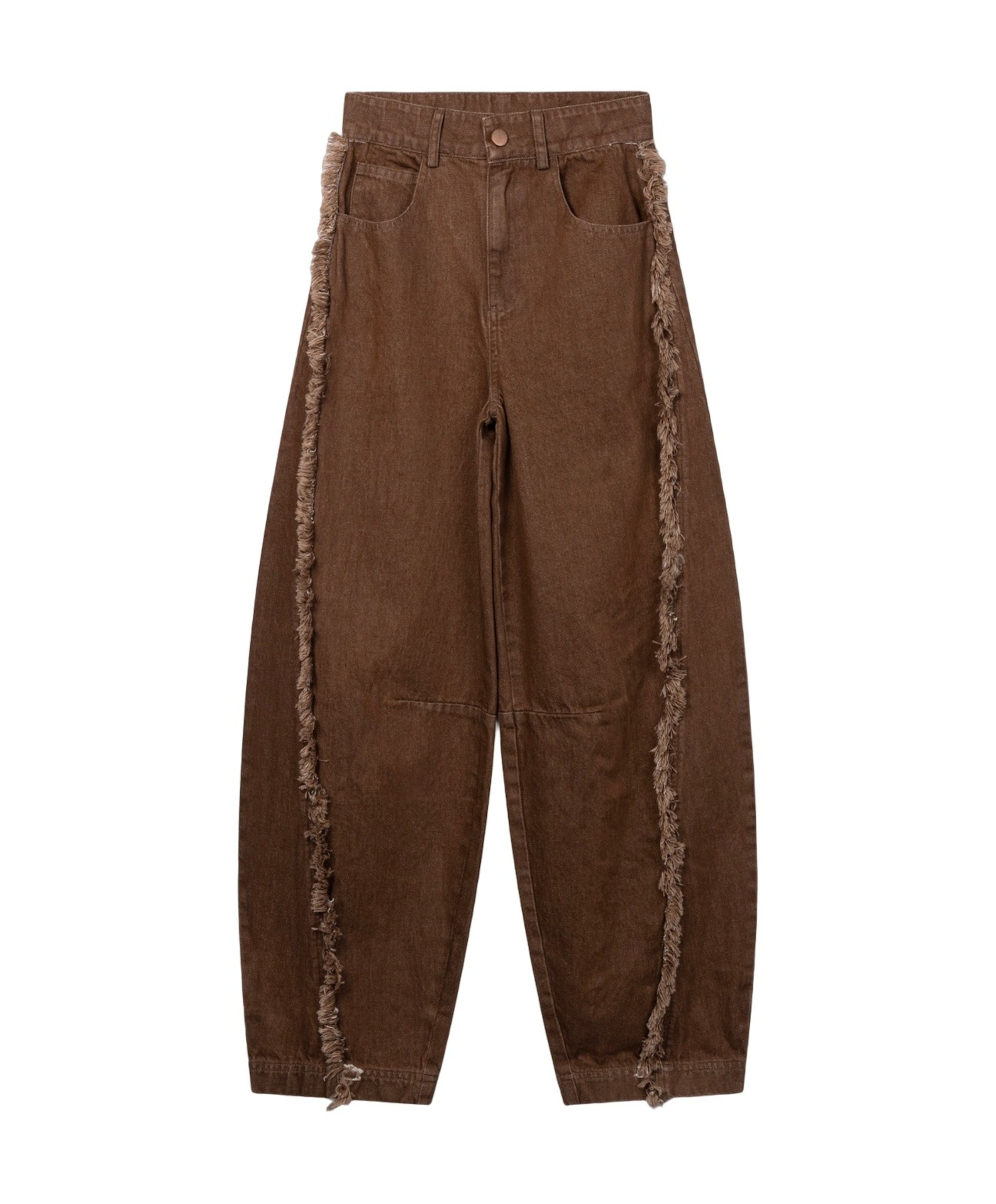 QUINN FRINGE CO 599 G meisjes jeans bruin