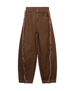 QUINN FRINGE CO 599 G meisjes jeans bruin