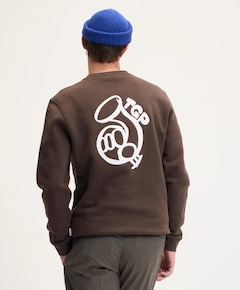 Heren sweater bruin
