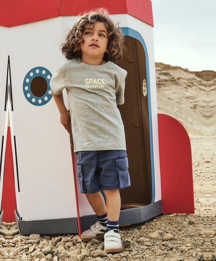 NMMBEN B CARGO MK SHORTS 7805-PO NO jongens korte broek blauw