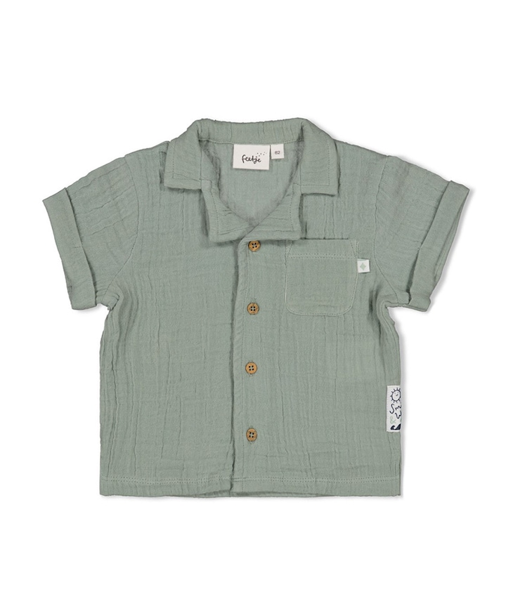 Jongens overhemd groen