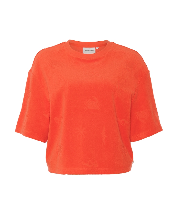 Dames T-shirt oranje