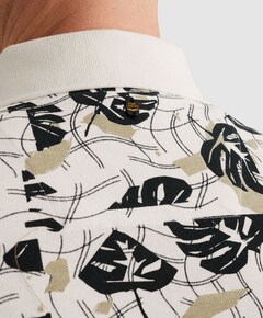 Heren polo ecru