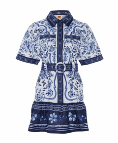 Dames jurk blauw