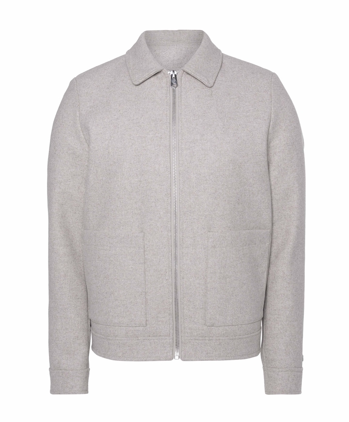 Heren jas beige