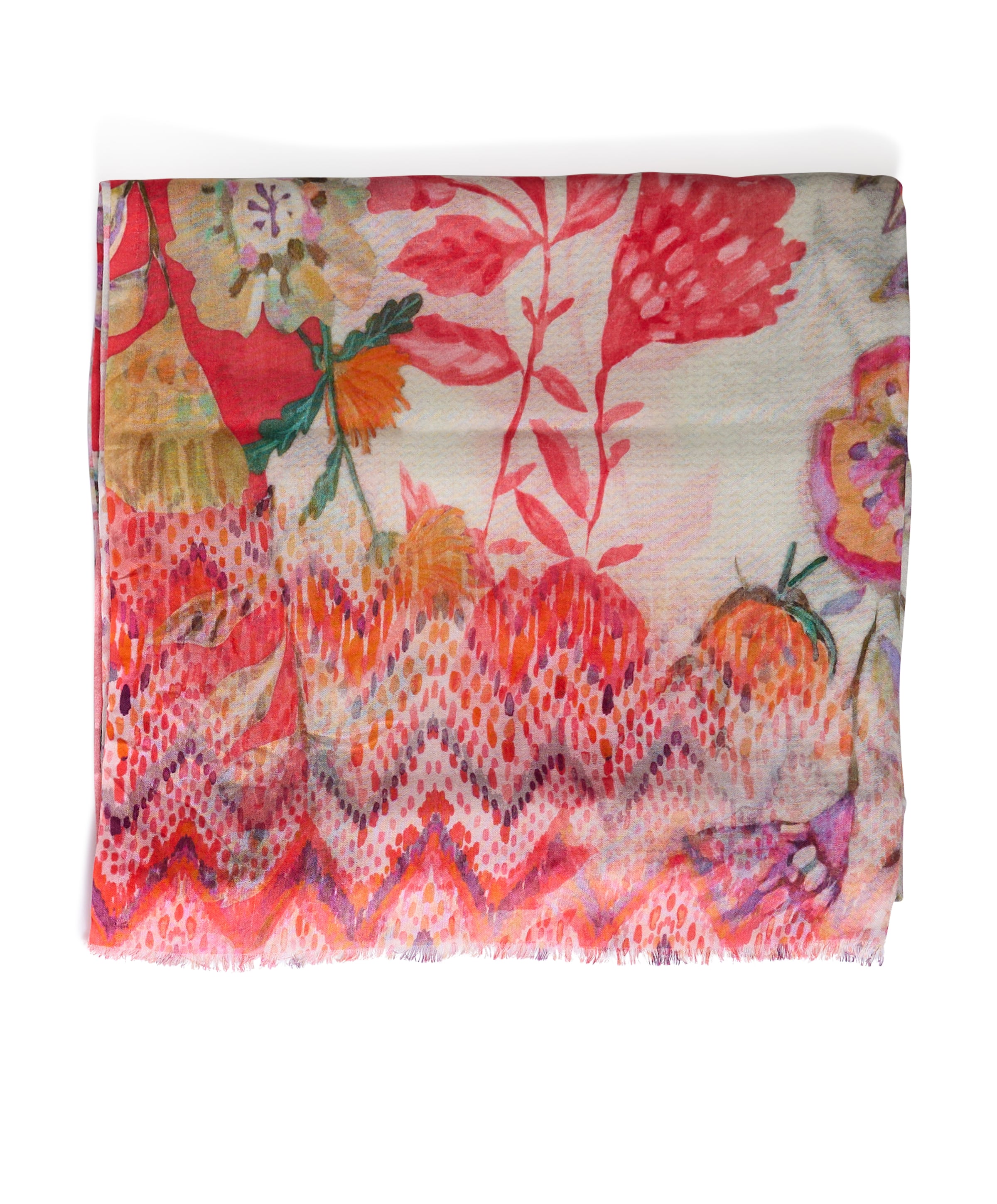 Dames sjaal multicolor