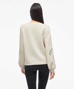 Dames sweater beige