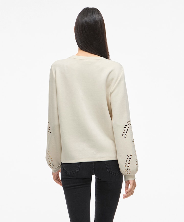 Dames sweater beige