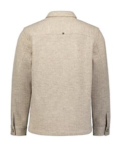 Heren overshirt beige