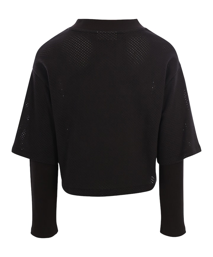Meisjes longsleeve grijs