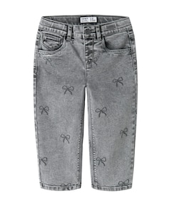 NMFBELLA MOM SHAPED JEANS 3555-ON F meisjes jeans grijs