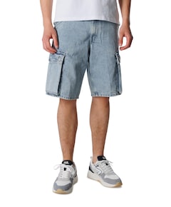 478 Baggy cargo shorts blauw