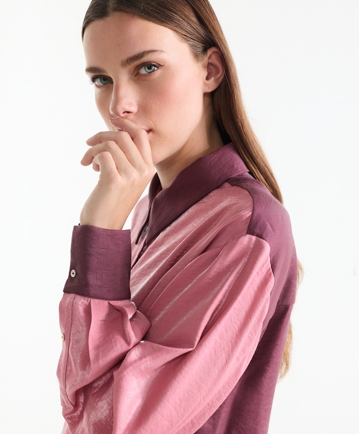 Dames blouse roze