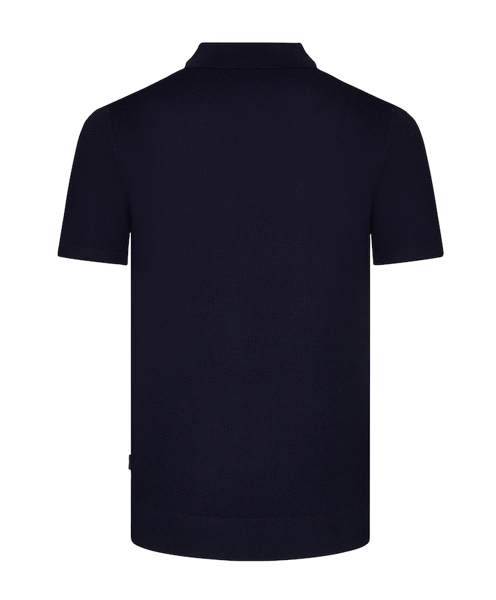 Heren polo blauw