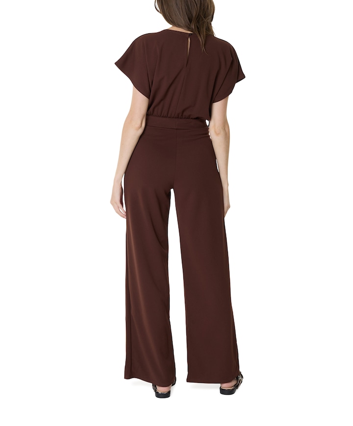 Girl-ju.v dames jumpsuit bruin