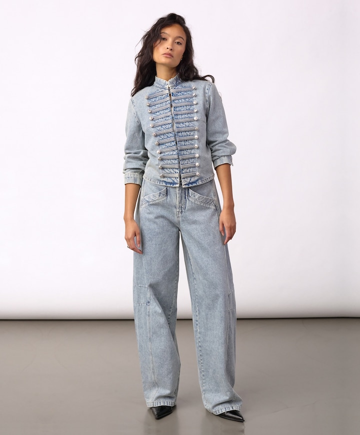 Dames spijkerjas  blauw