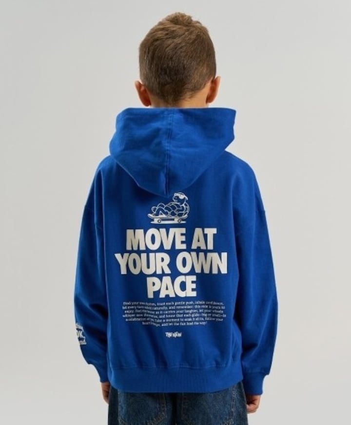 Jongens hoodie blauw