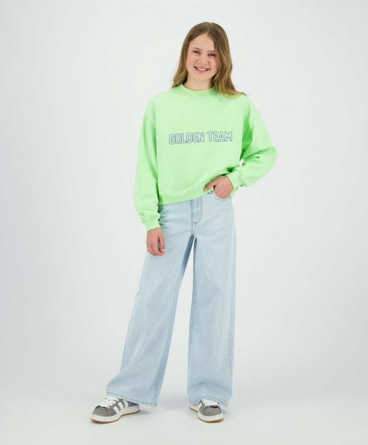 Monaco meisjes jeans blauw