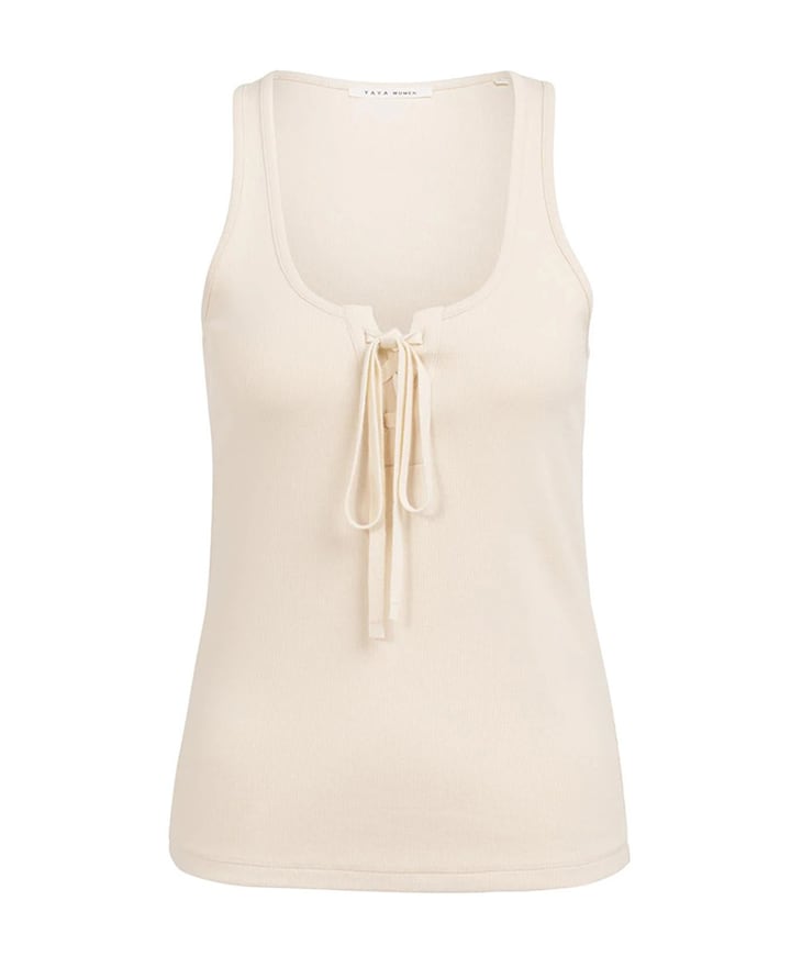 Dames top beige