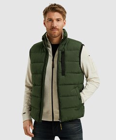 Heren bodywarmer groen