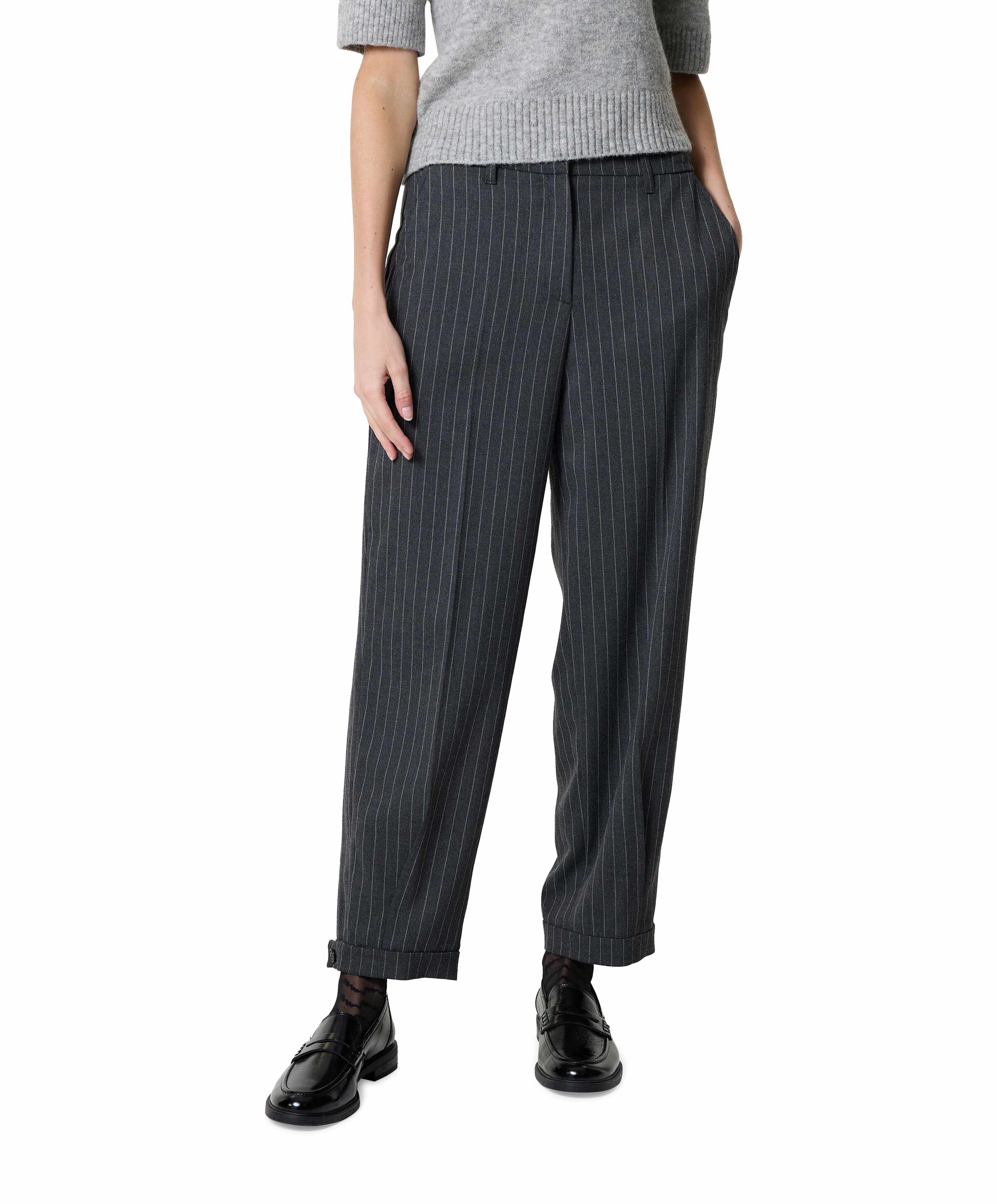 Tapered Modern pantalon grijs