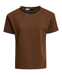 Dames T-shirt bruin