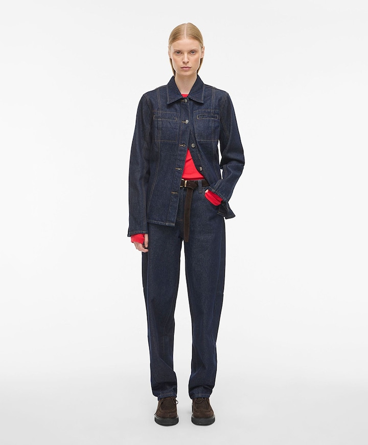 ROUMARTA RW F/L BARREL LEG jeans blauw