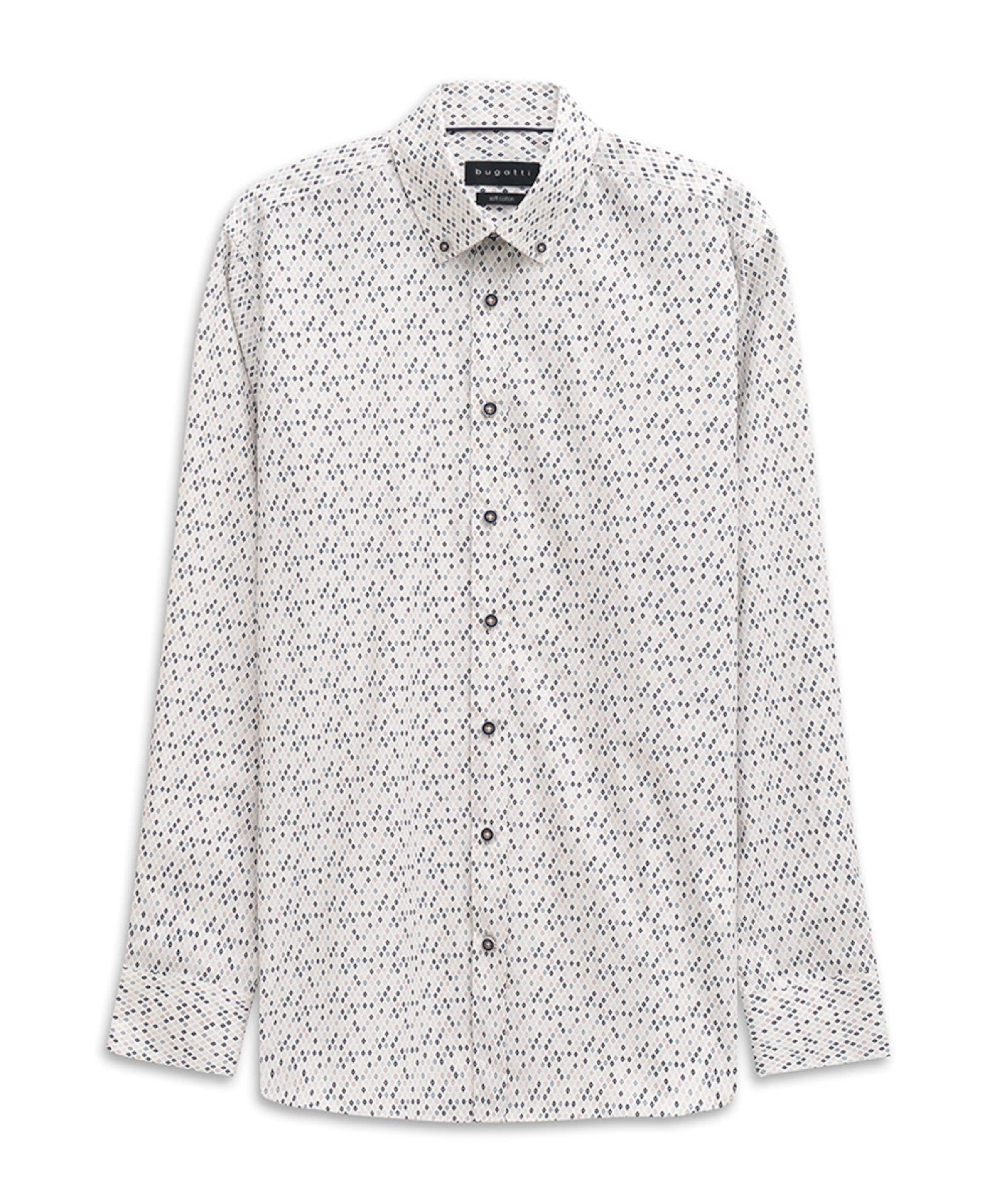 Heren overhemd lange mouw groen