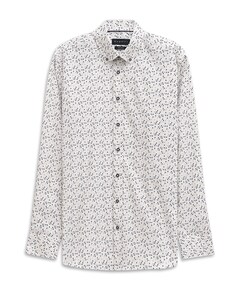 Heren overhemd lange mouw groen