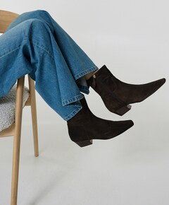 dames enkellaarzen bruin