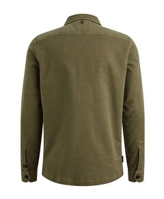 Heren overhemd lange mouw groen