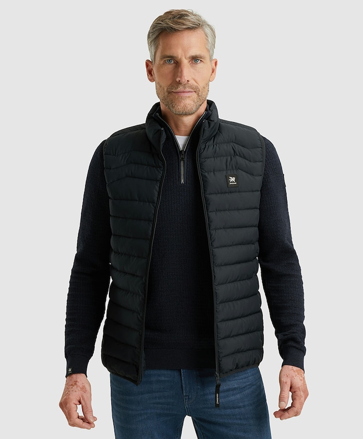 Heren bodywarmer blauw
