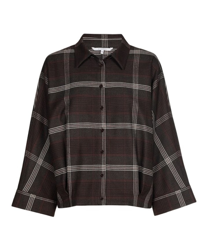 Dames blouse bruin