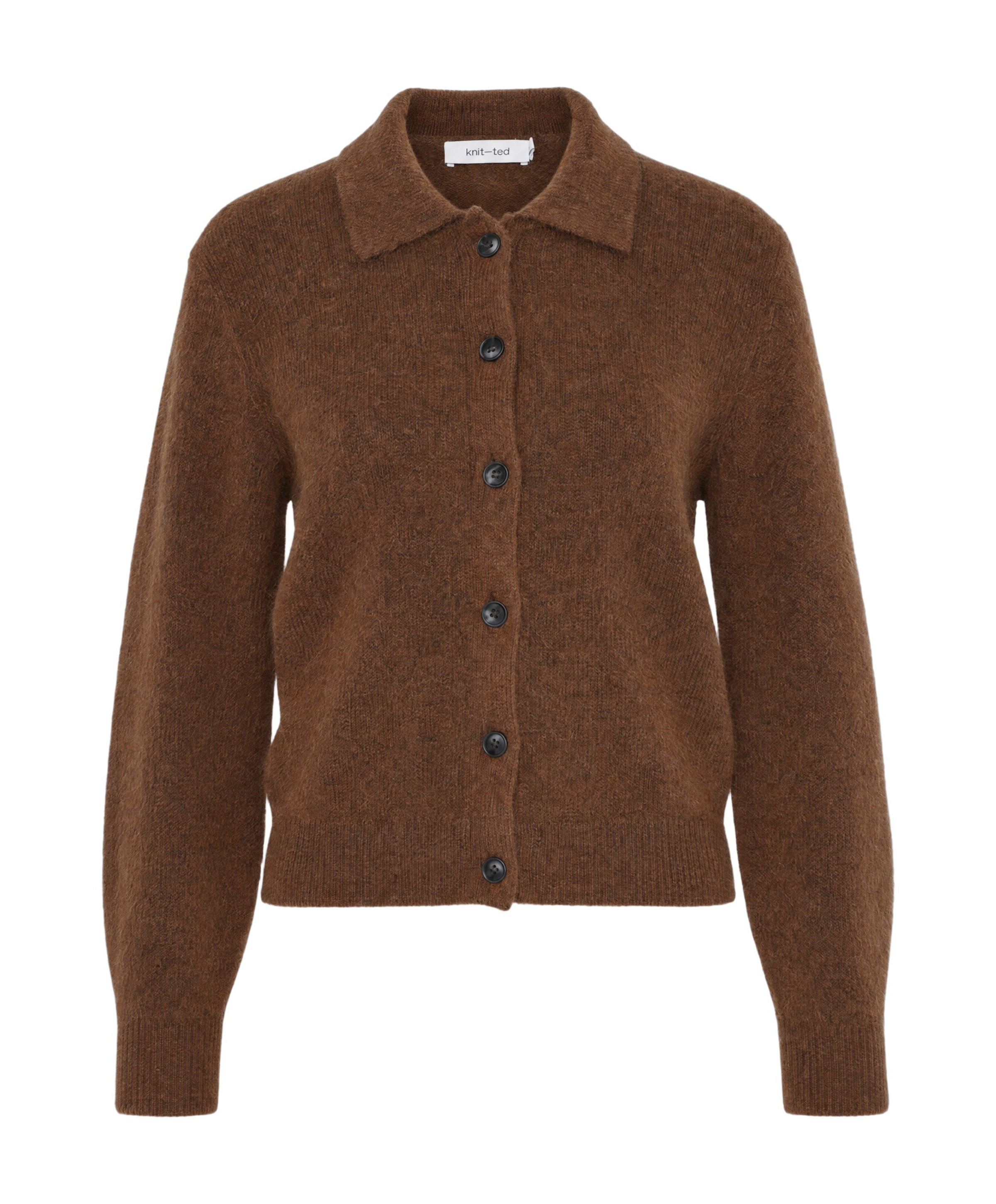 Dames vest bruin