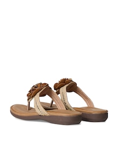 Zaviery dames slippers beige