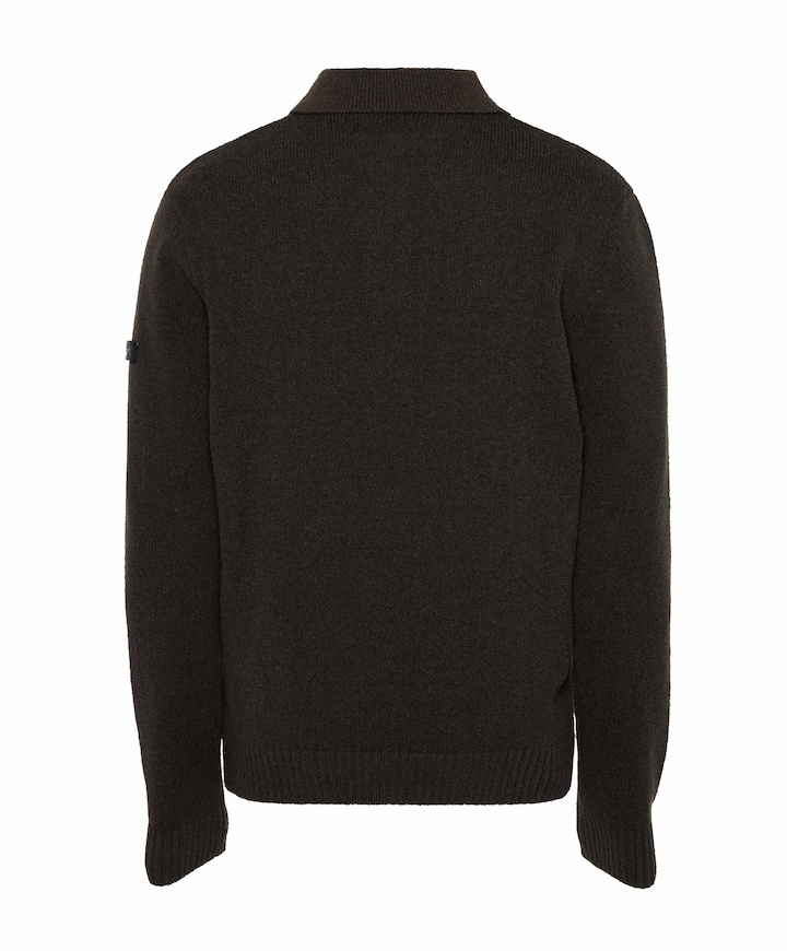 Heren polo bruin