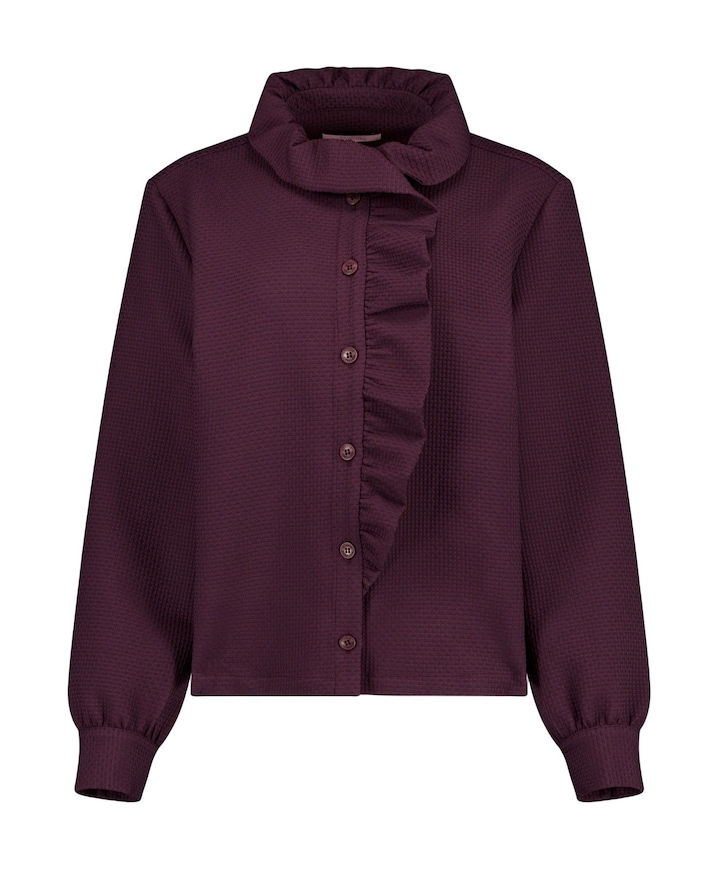 Dames blouse bordeaux