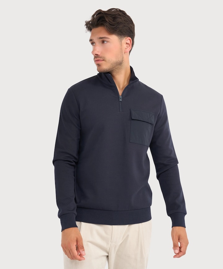 Heren trui blauw