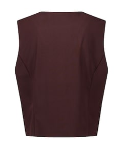 Dames gilet bruin