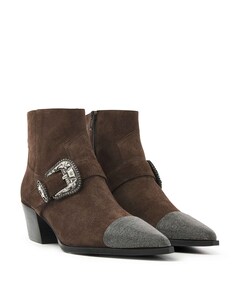 Kate Jemma dames enkellaarzen bruin